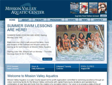 Tablet Screenshot of mvaquatics.org